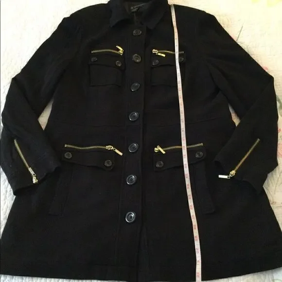 Inc LP jacket black gold details - Picture 7 of 10